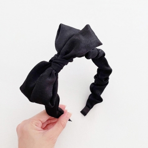 Lady Hairband Bow Satin (LHB9315)